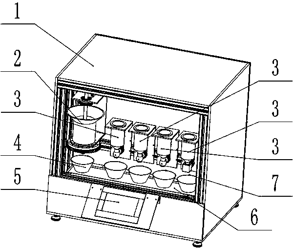 Full-automatic ice powder processing equipment