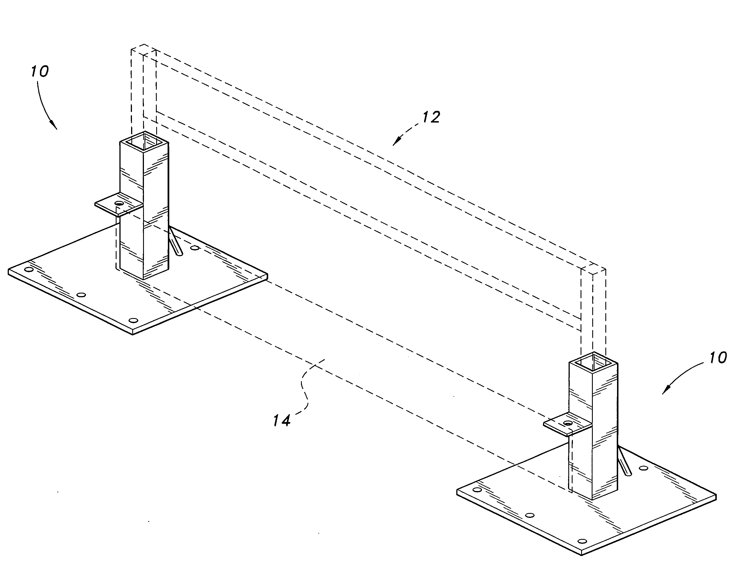 Guardrail Post Base