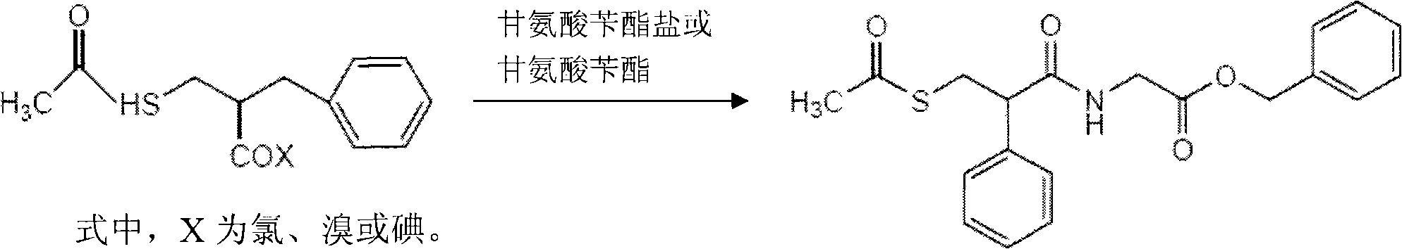 Preparation method of racecadotril