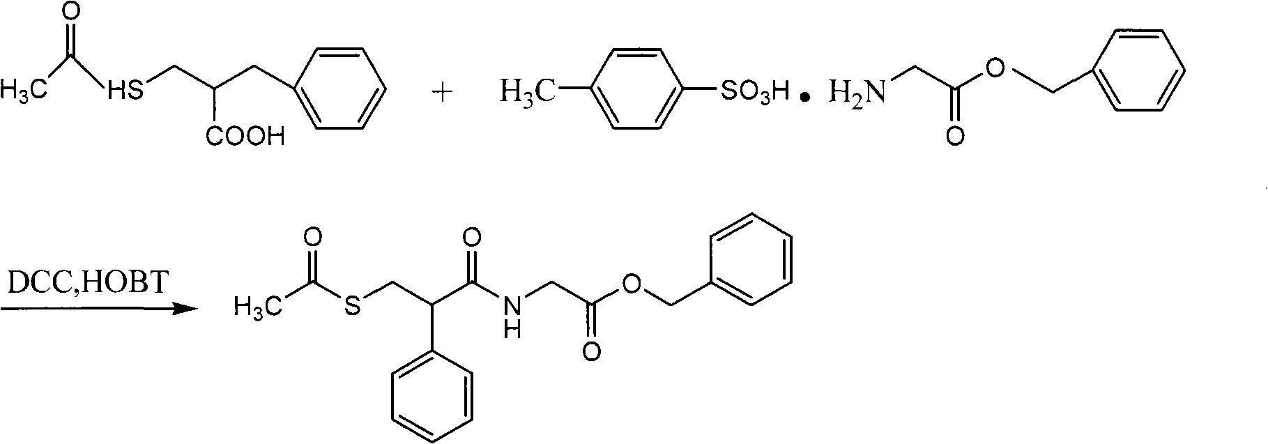 Preparation method of racecadotril