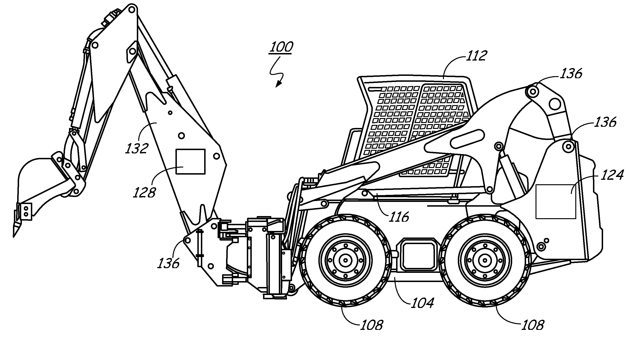 Carrier and Backhoe Control System and Method