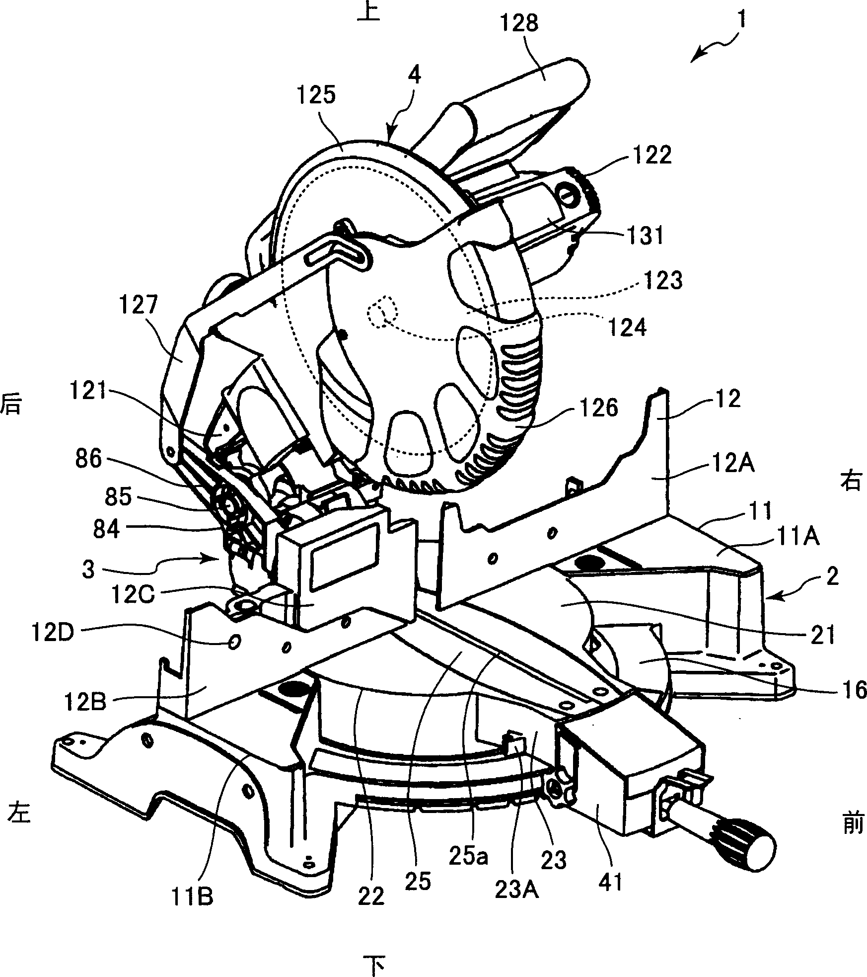 Miter saw having digital display