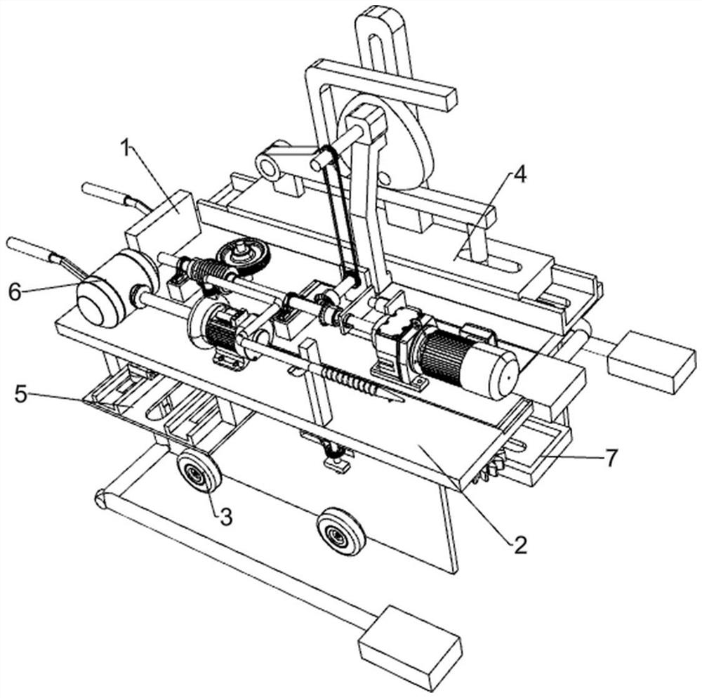 Floor repairing device for decoration