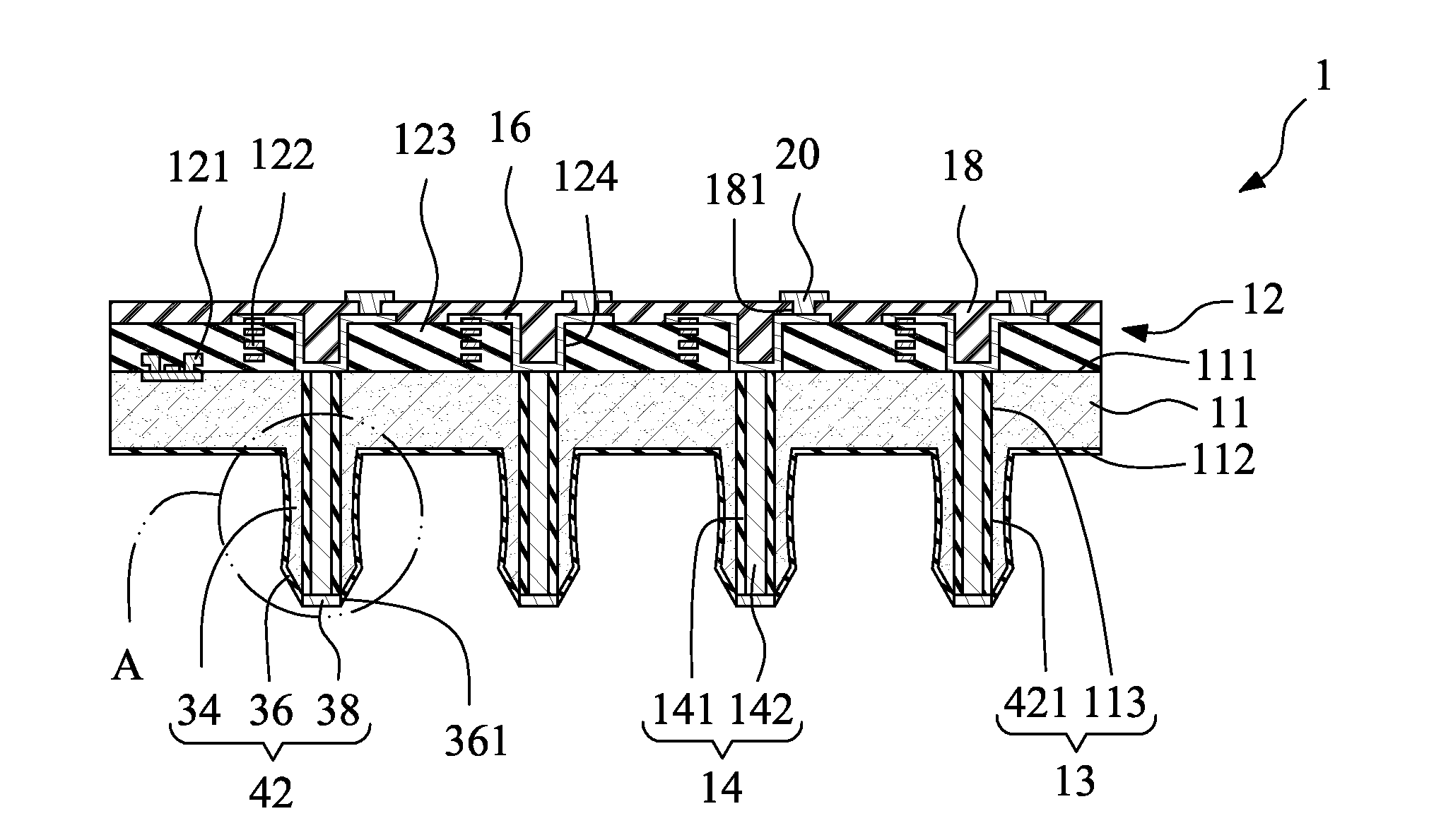 Neural sensing device and method for making the same