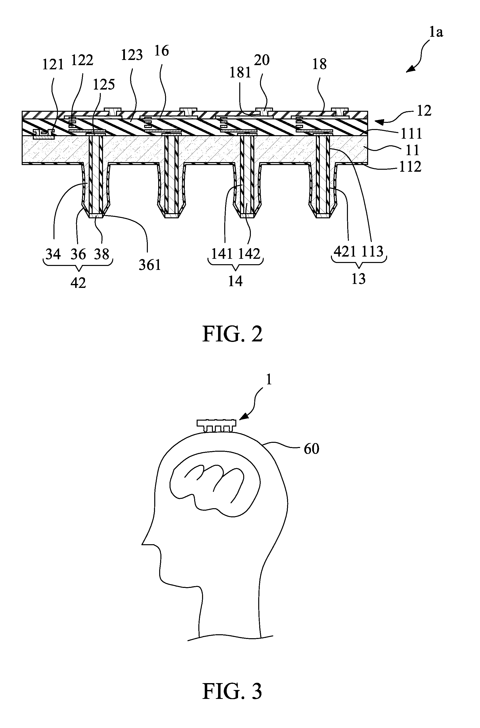 Neural sensing device and method for making the same