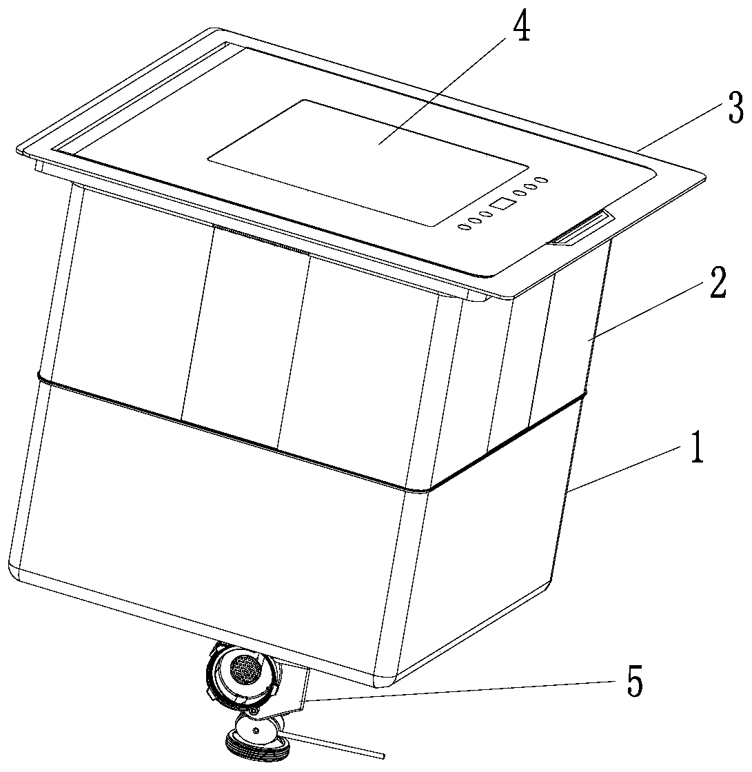 Multifunctional combined washing water tank and water tank type washing machine