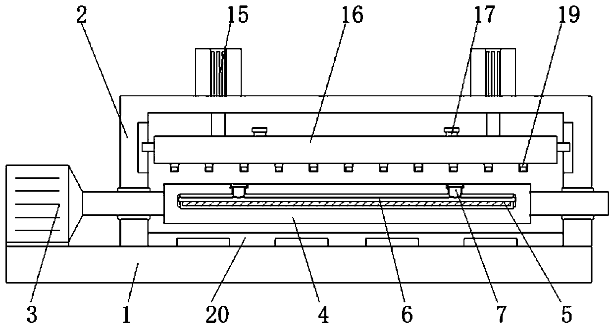 Plastic protecting film perforating machine provided with perforation calibration auxiliary device