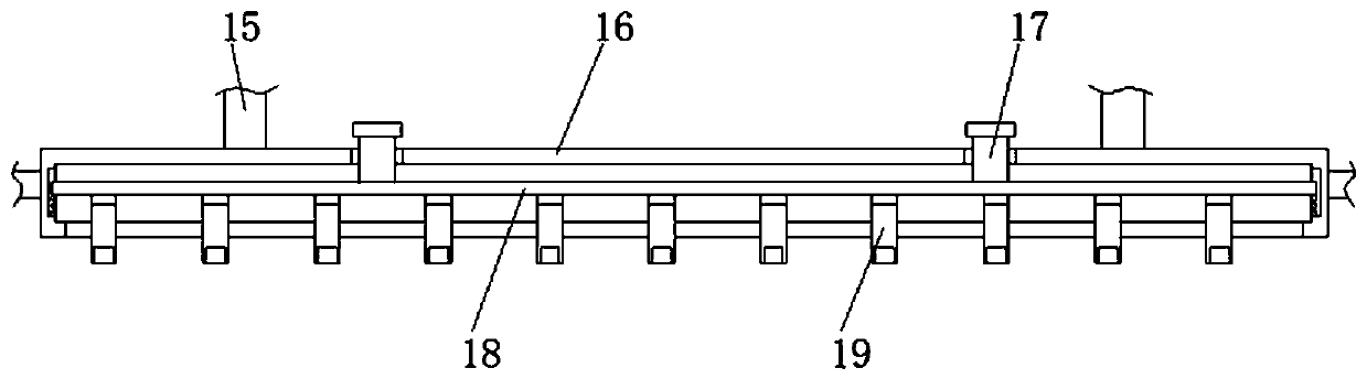 Plastic protecting film perforating machine provided with perforation calibration auxiliary device