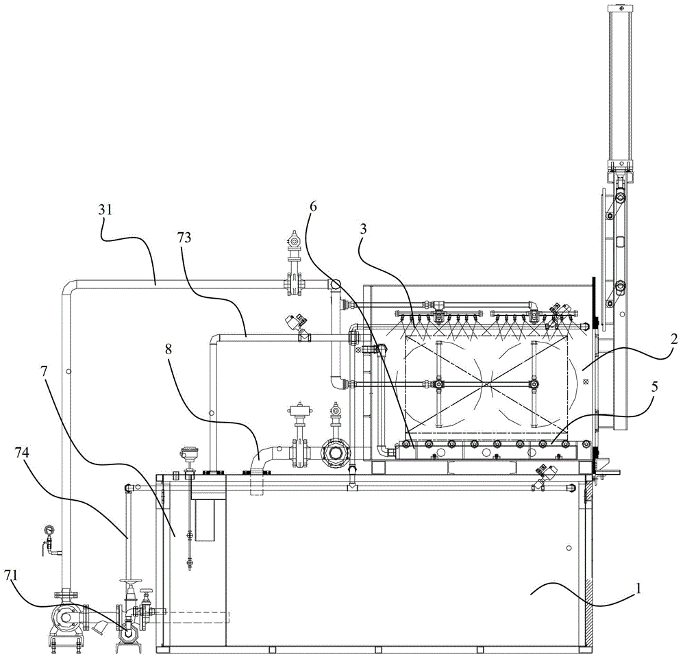 Three liquid vacuum cleaner