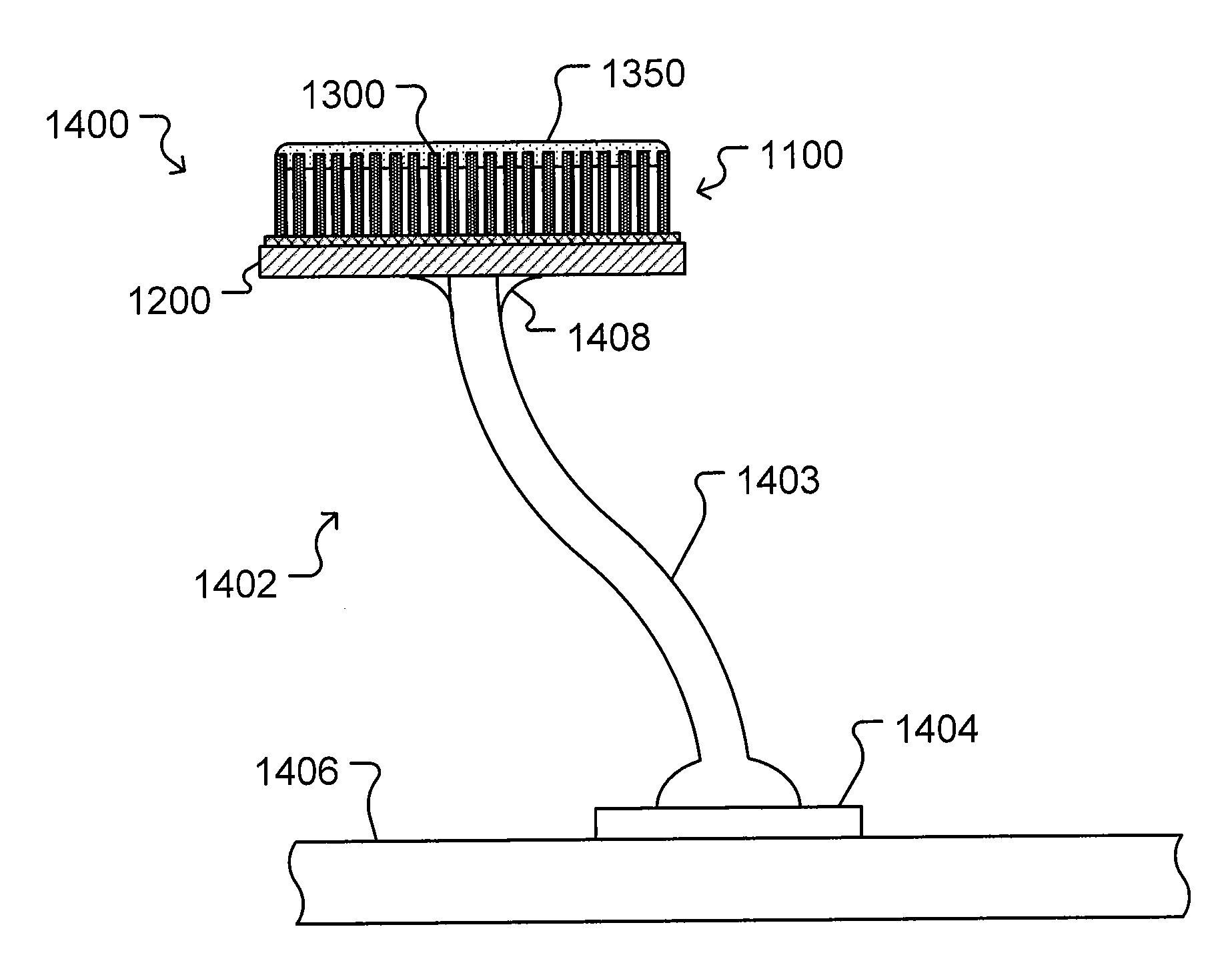 Carbon nanotube contact structures