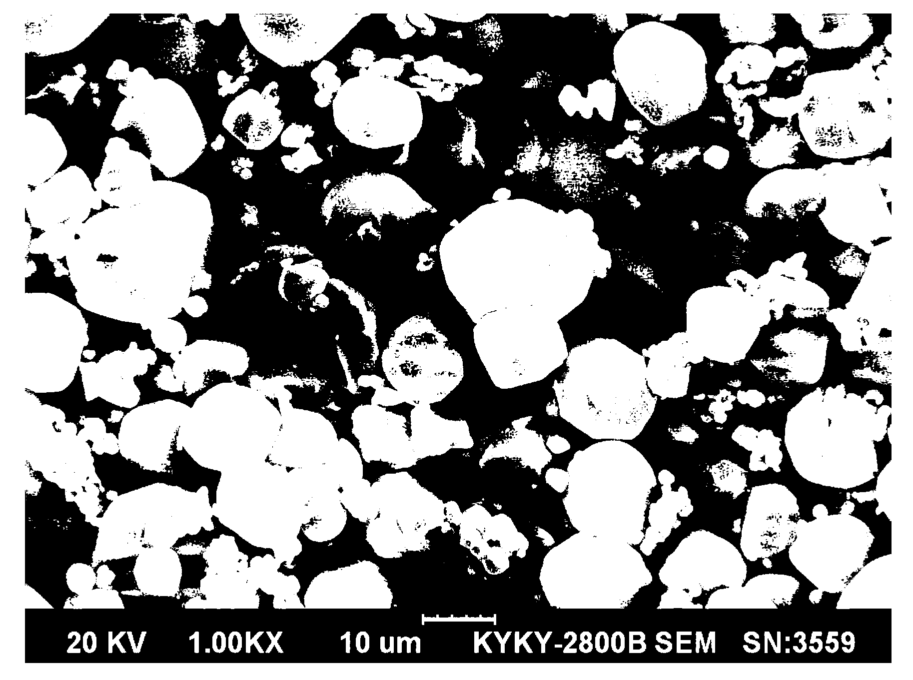 Method for increasing color saturation of yellow fluorescent powder used for LED (light-emitting diode)