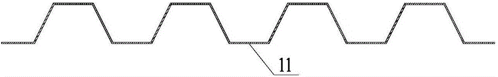 Concave rib weathering resistant steel-concrete combination bridge deck