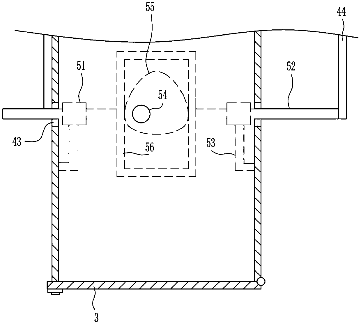 A chopping and grinding integrated equipment for organic tea processing