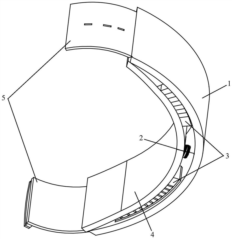 Soft massager based on vibration of pneumatic soft structure