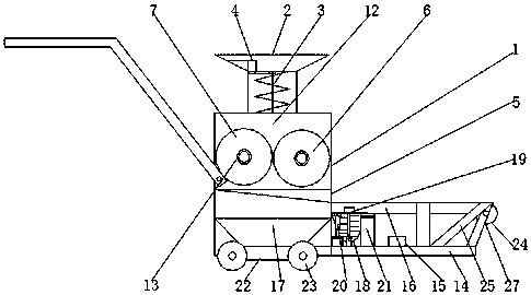 Household organic fertilizer manufacturing and fertilizing apparatus