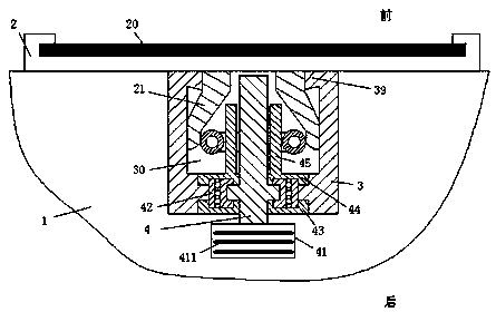 A durable decorative mirror connecting device