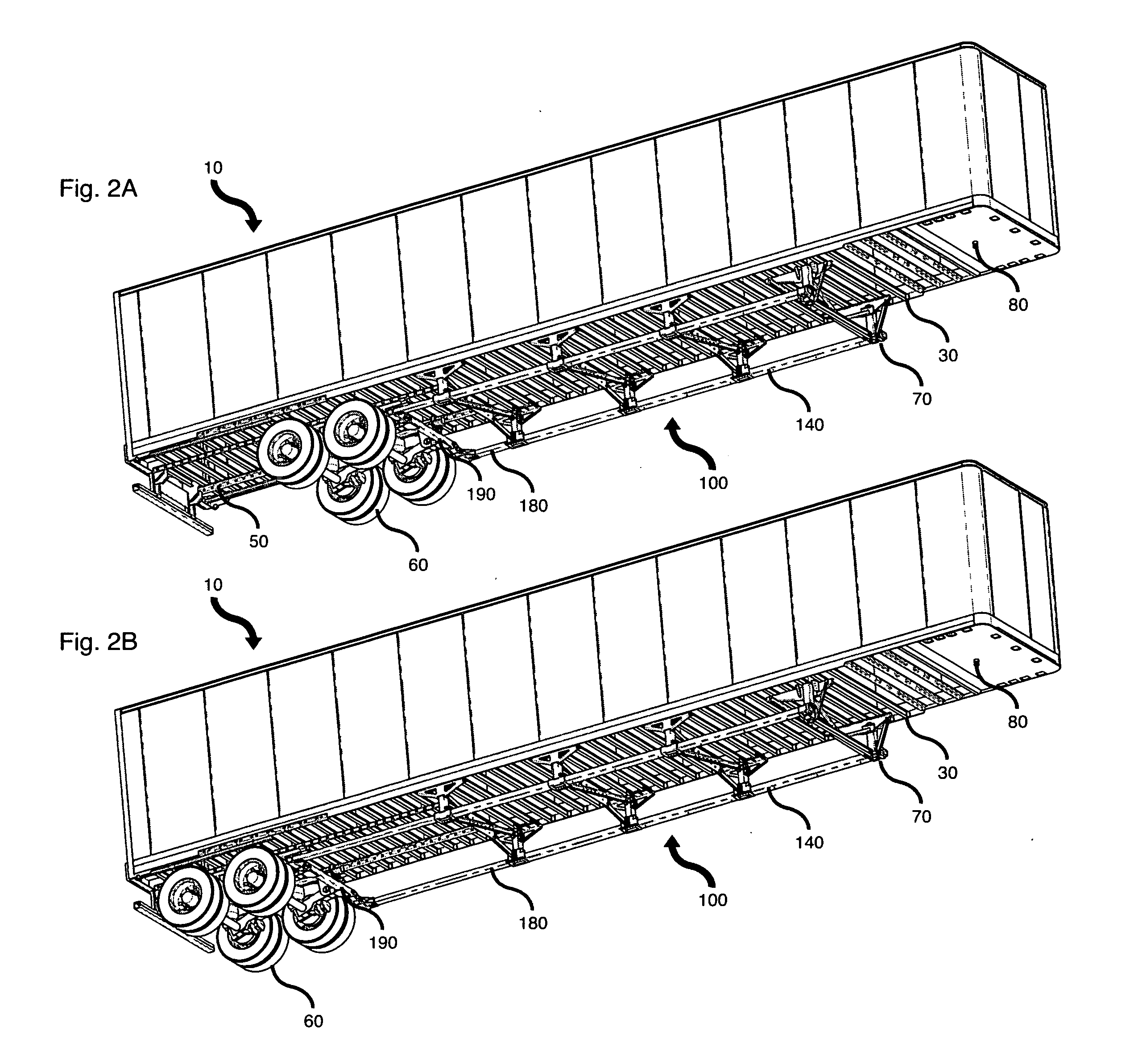 Telescoping Side Under-Ride Guard for Sliding Axle Trailer