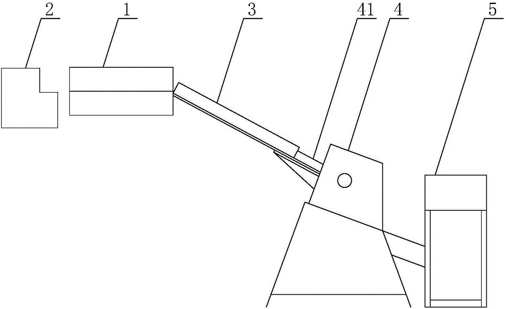 One-time molding mechanism of brake shoe panel