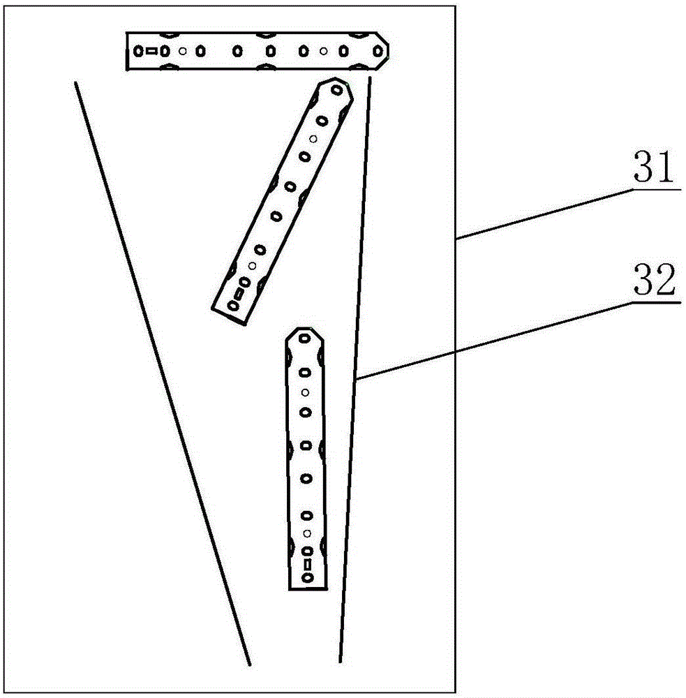 One-time molding mechanism of brake shoe panel