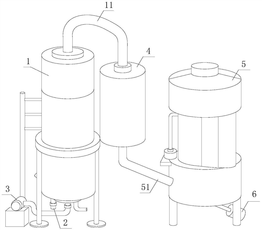 Flue gas purification device capable of efficiently desulfurizing and denitrifying and implementation method of flue gas purification device