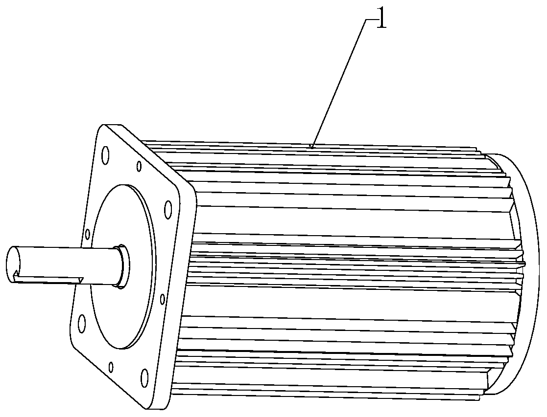 Special brushless motor for floor sweeper main brush and floor sweeper