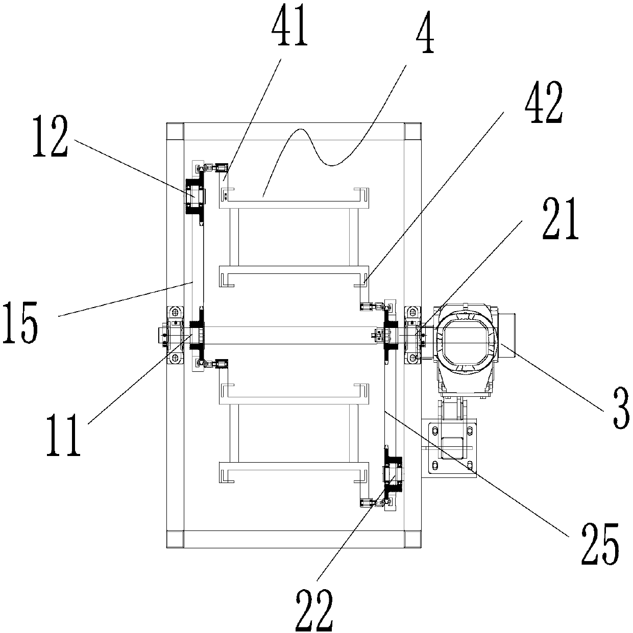 Medical box type material circulating elevator