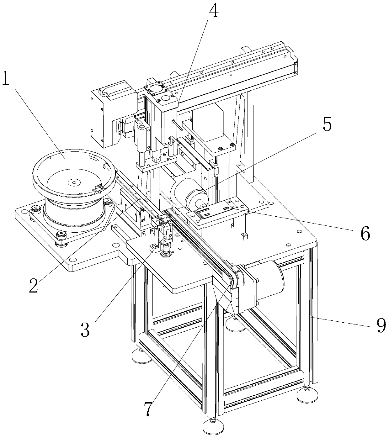 Equipment suitable for automatic grinding of magnetic materials, and implementation method thereof