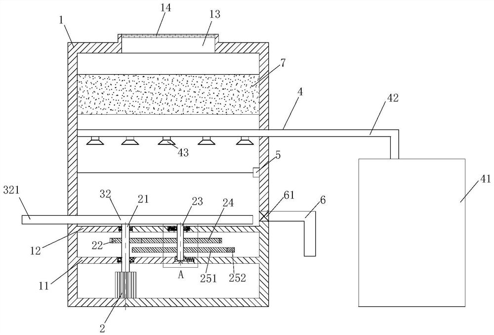 Air pollution abatement purification tower