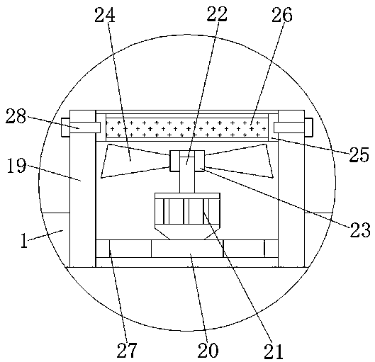 Energy-saving environmental-protection sewage treatment device used in industrial production