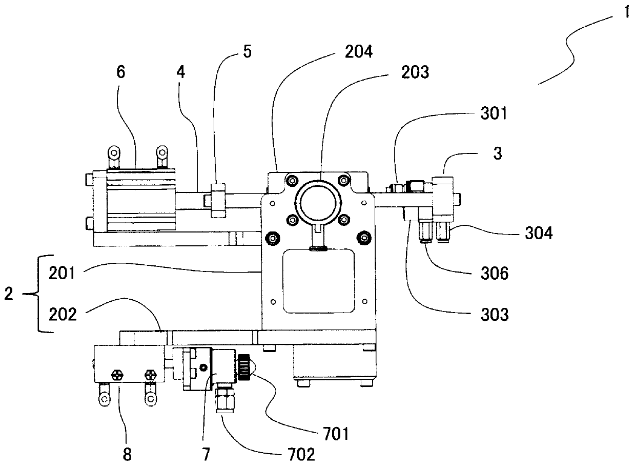 Paint filling unit and paint filling device with same