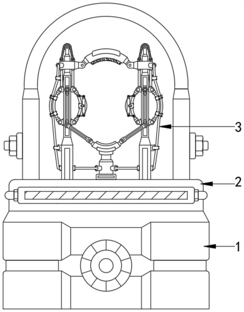 Novel head fixing device for ophthalmic examination