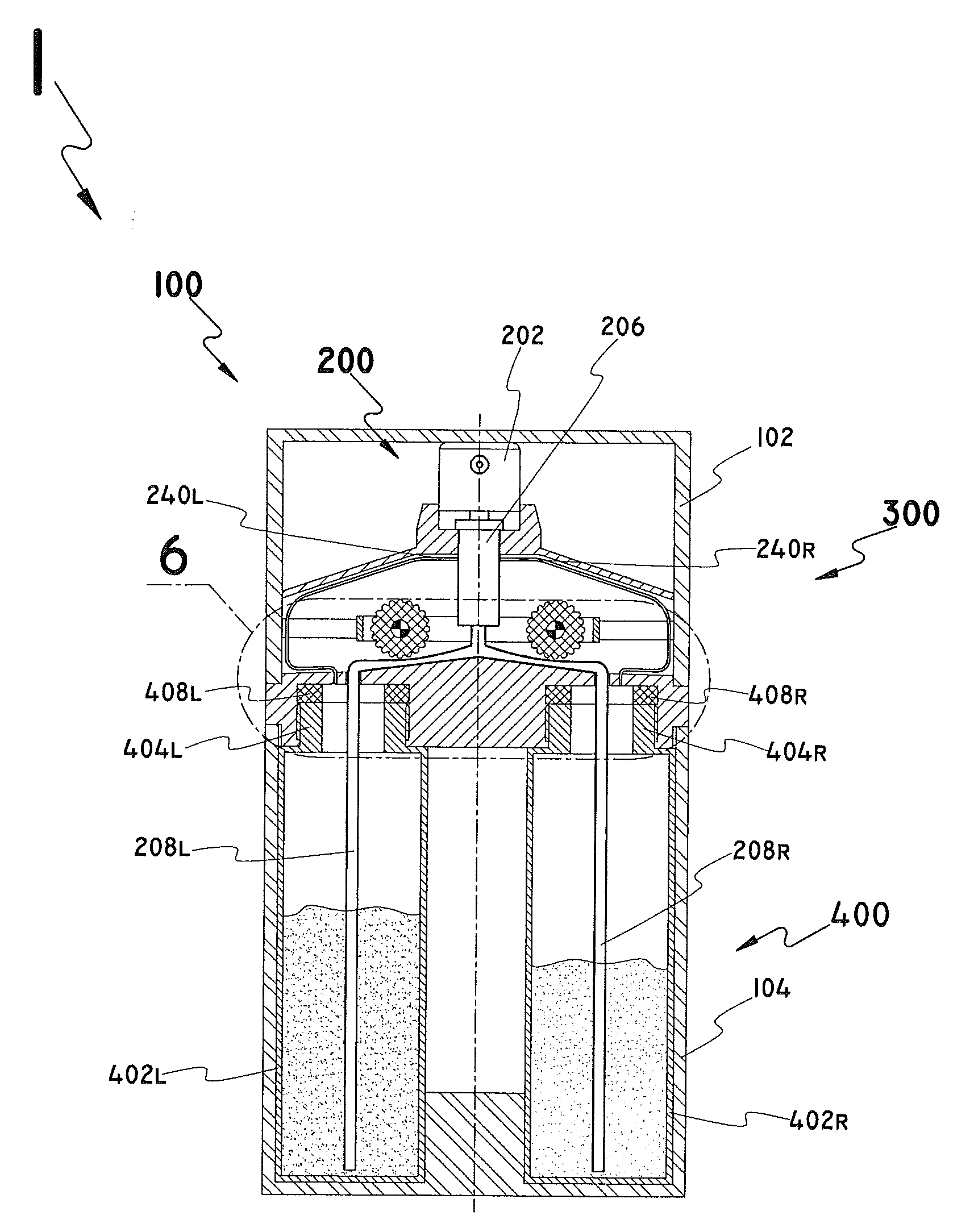 Spraying Device With Liquid Adjustment Mechanism