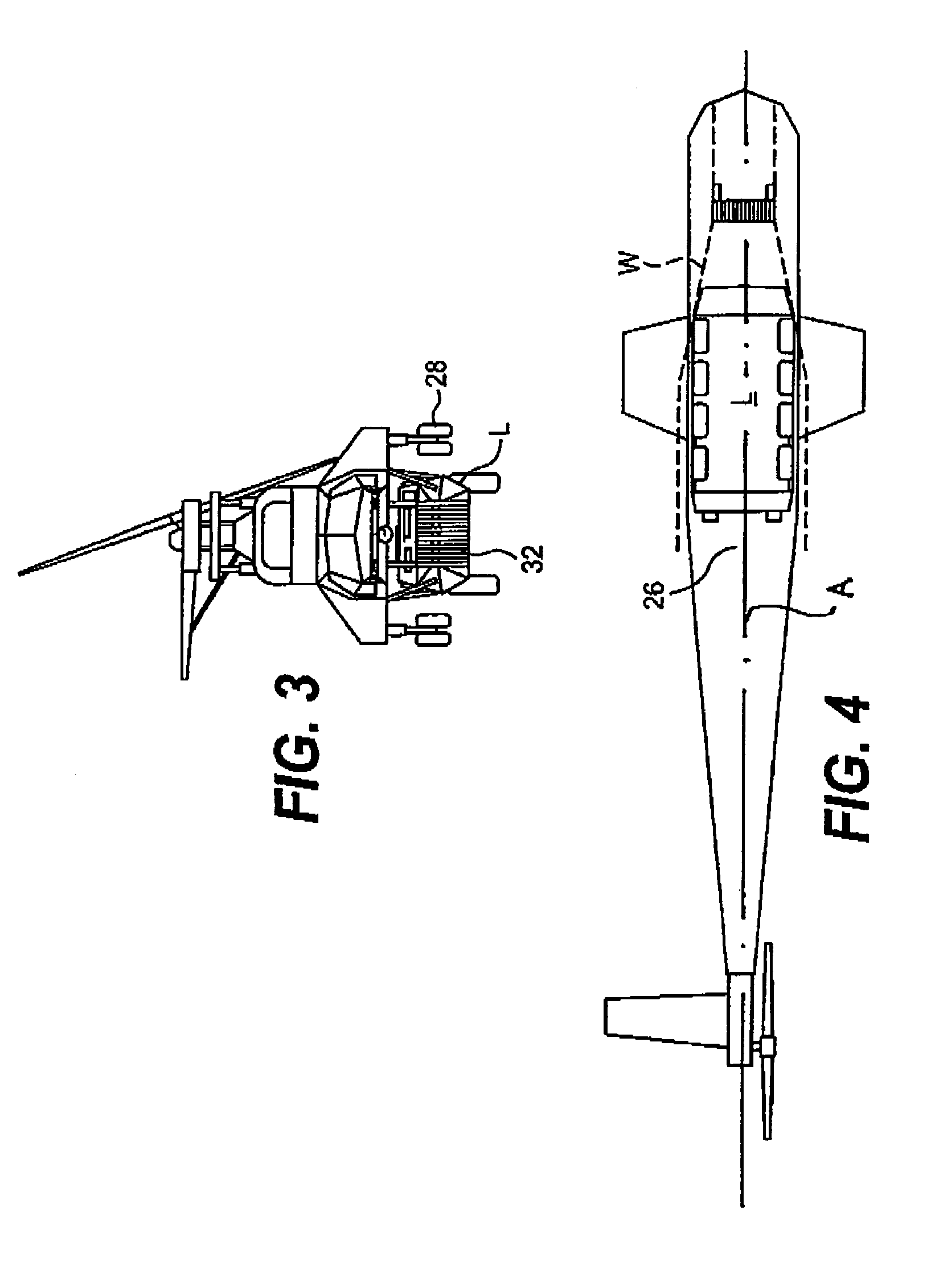 VTOL aircraft external load drag reduction system