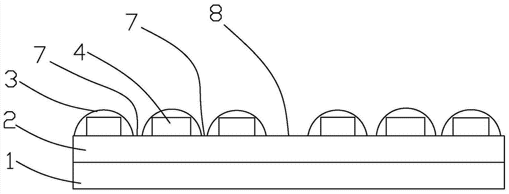 A long-life LED lighting module and its processing method