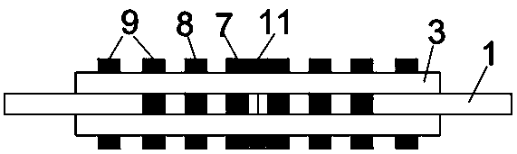 Novel energy-consuming support assembly connection structure