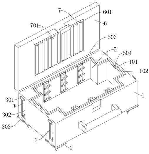 Test shielding box for 5G communication