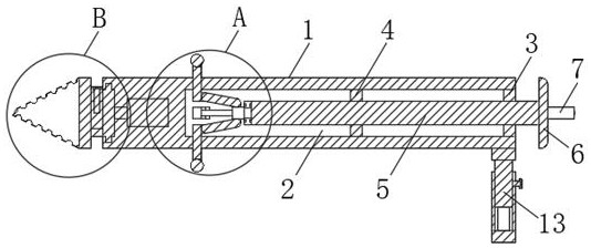 Electric power construction cable laying pipeline dredging device