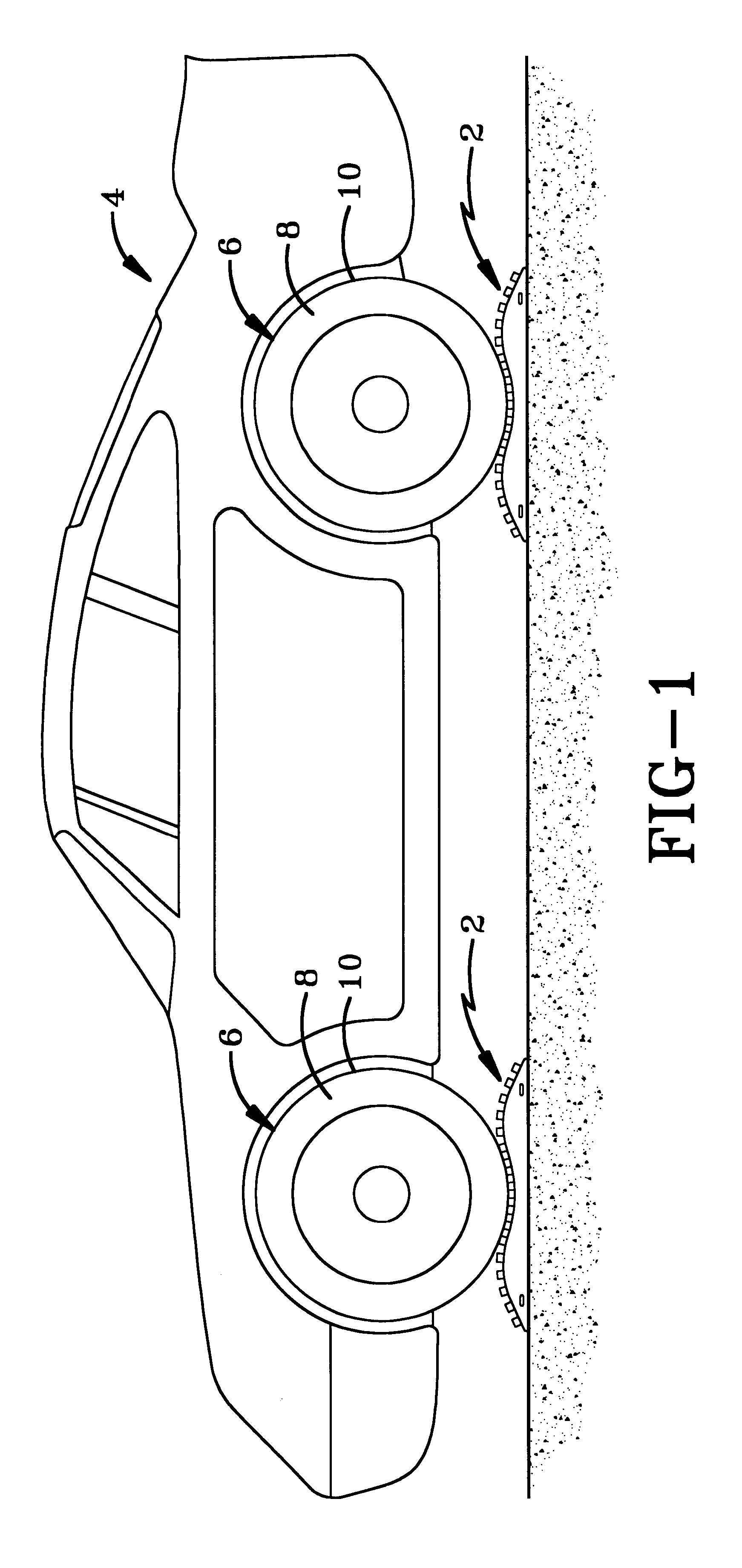 Device for protecting and supporting vehicle tires