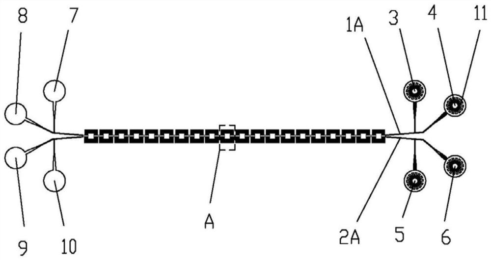 Micro-fluidic chip for accurately assembling single particles and single particle assembling method