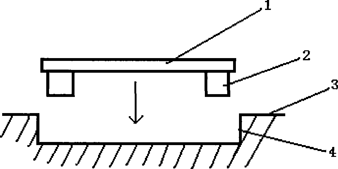 Antiskid method for road zebra crossing