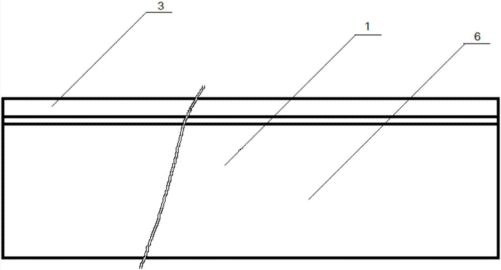 Hollow planar interior wallboard formed by pressing stone powder and provided with two arc-shaped protrusions