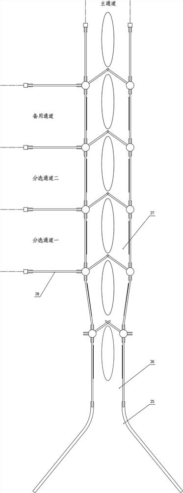 Flock breeding individual sorting system