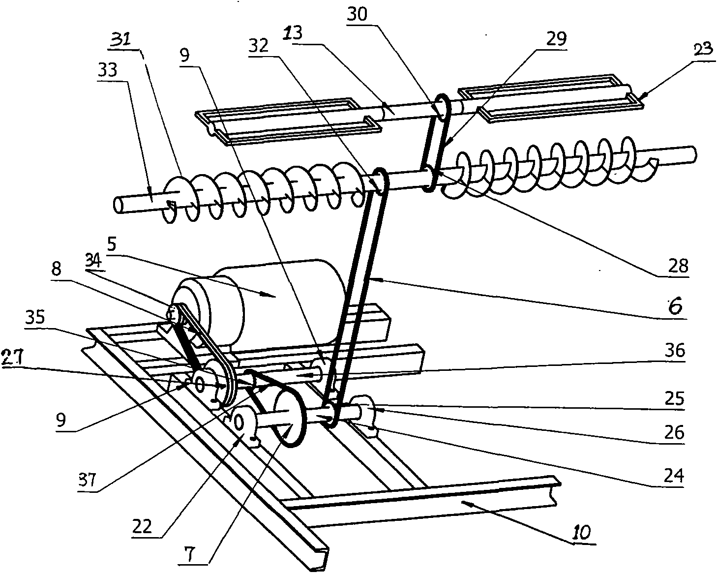 Sheep feeding machine