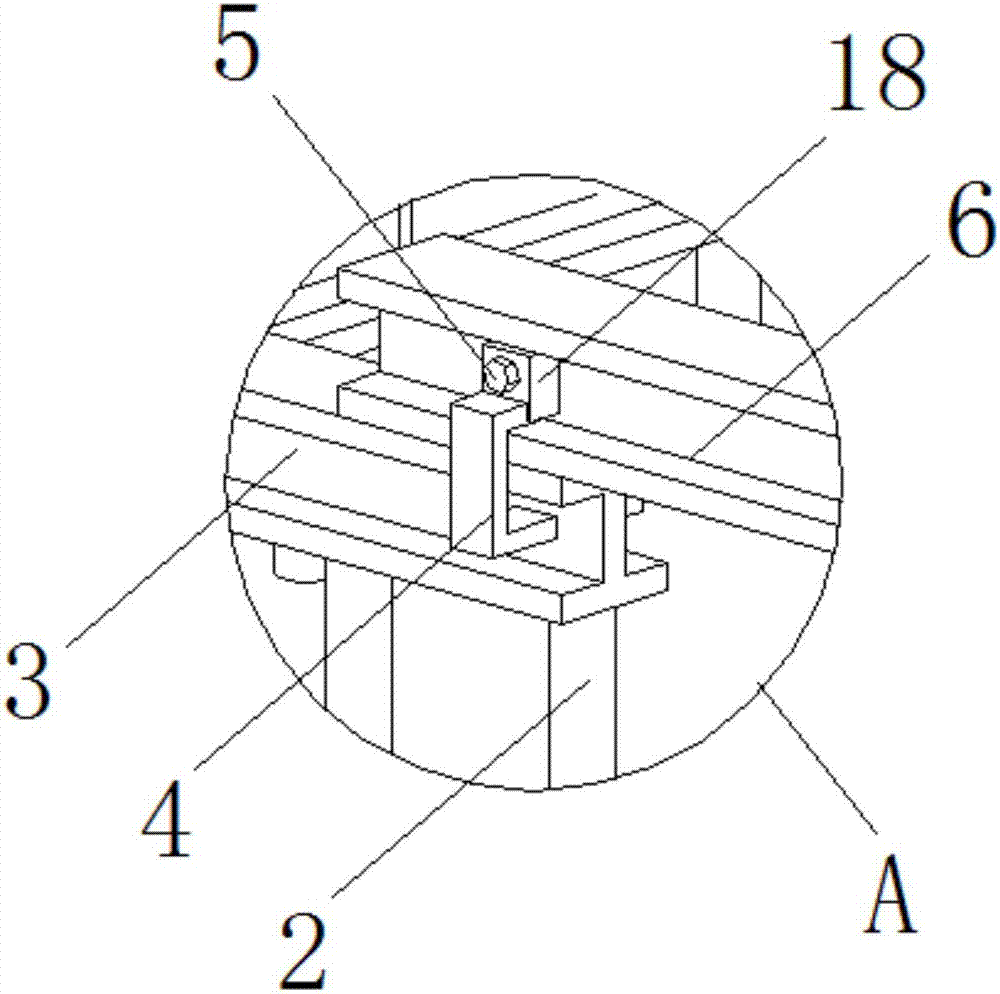 Buttress supporting structure for assembling I-shaped steel rock-filled gabion