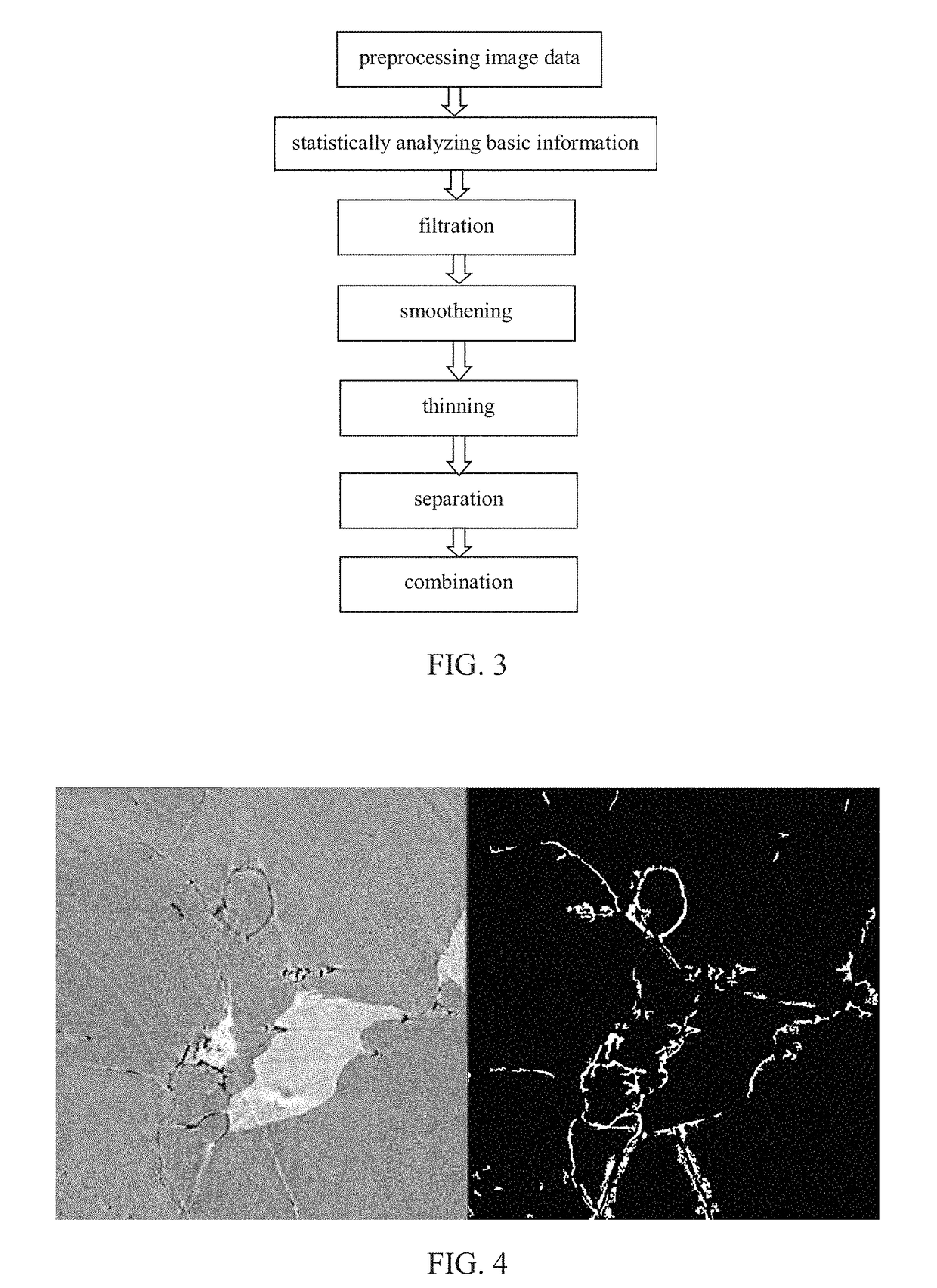 Method of separating, identifying and characterizing cracks in 3D space