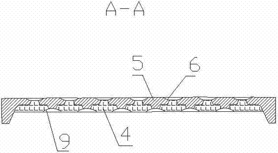 Heavy-load base plate for rail