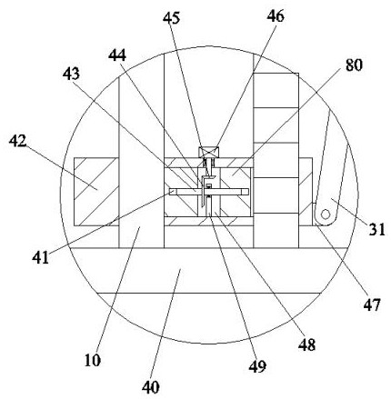 A stamping die for easy distance adjustment