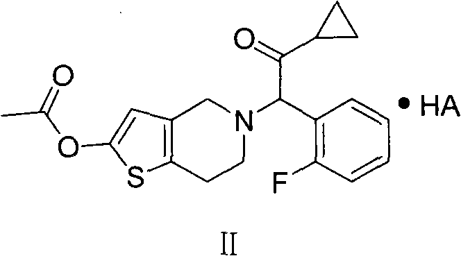 Prasugrel salt and preparation method thereof