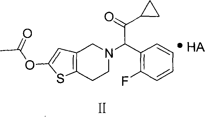 Prasugrel salt and preparation method thereof