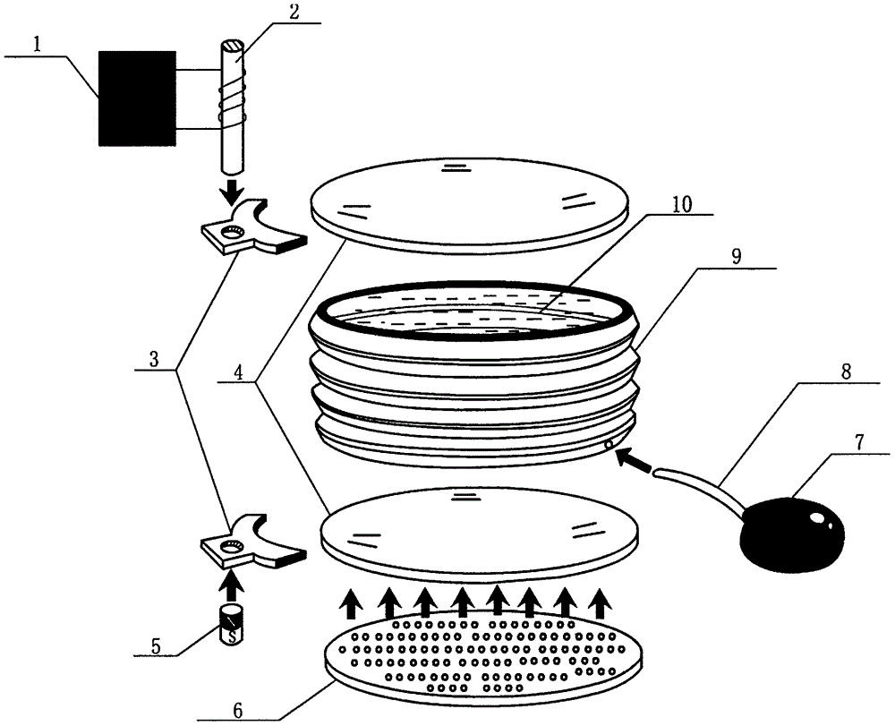 Color-adjustable quantum dot LED based on electromagnetic regulation and control